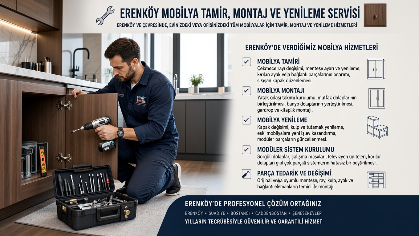 Erenköy Mobilya Tamir, Montaj ve Yenileme Servisi
