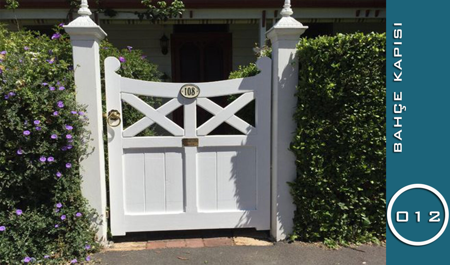 Avlu Yürüme Yolu Kapısı Bahçe Kapısı 012